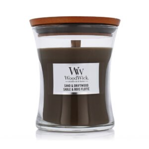 WoodWick Medium Hourglass Candles Scented Candle Sand & Driftwood 275 g