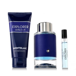 Montblanc Explorer Ultra Blue EDP 100 ml + EDP MINI 7.5 ml + SG 100 ml (man)