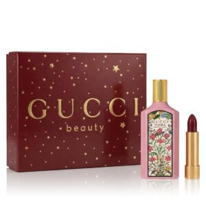 Gucci Flora Gorgeous Gardenia EDP 50 ml + Lipstick 509 Rouge De Beauté Brillant 1,8 g (woman)