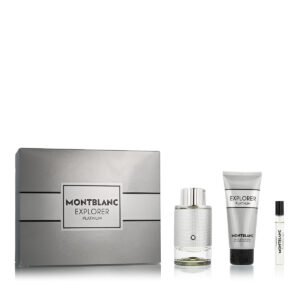 Montblanc Explorer Platinum EDP 100 ml + EDP MINI 7,5 ml + SG for Body & Hair 100 ml (man)