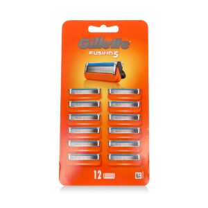 Gillette Fusion 5 Spare Blades for Shaving 12 pcs