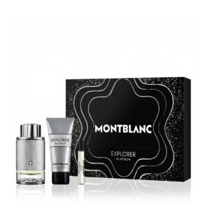 Montblanc Explorer Platinum EDP 100 ml + EDP MINI 7,5 ml + SG for Body & Hair 100 ml (man)
