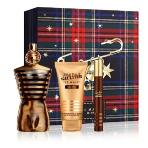 Jean Paul Gaultier Le Male Elixir Parfum 125 ml + Parfum MINI 10 ml + SG 75 ml (man)